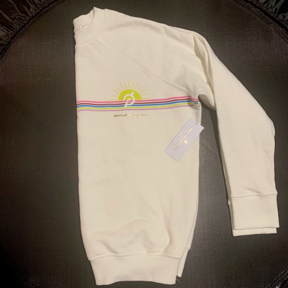 NWT Peloton x Spiritual Gangster Cream Sweatshirt